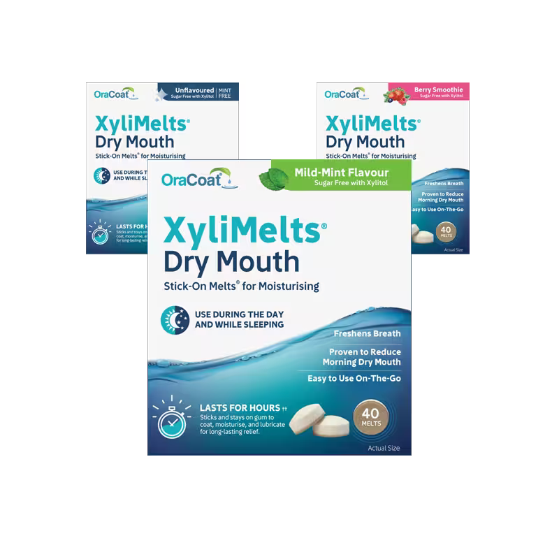 XyliMelts Dry Mouth - Mild Mint Flavour
