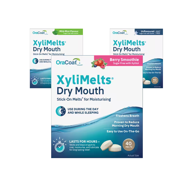 XyliMelts Dry Mouth - Berry Smoothie Flavour