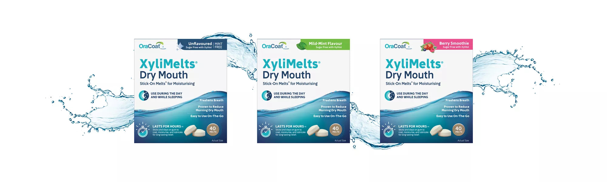XyliMelts Dry Mouth Flavour Range